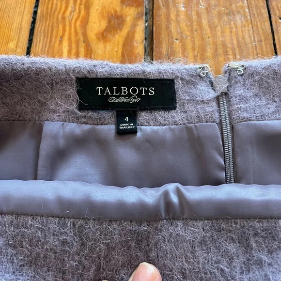 Talbots Skirt wool alpaca pencil - Picture 3 of 6